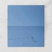 Canadian geese in flight platzkarte (Außenseite Aufgefaltet)