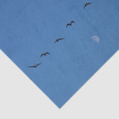 Canadian geese in flight seidenpapier (Ausschnitt)