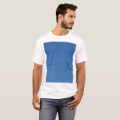 Canadian geese in flight T-Shirt (Vorne ganz)