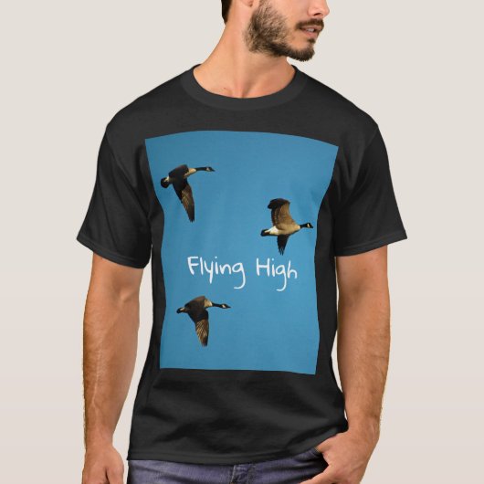 Canadian geese in flight T-Shirt (Vorderseite)