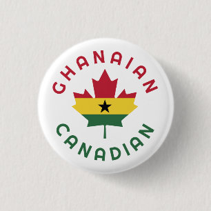 Canadian Ghanaian Roots Button
