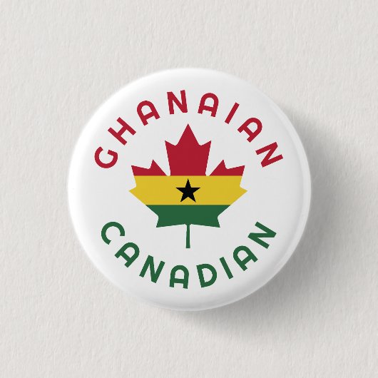 Canadian Ghanaian Roots Button (Vorderseite)