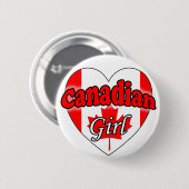 Canadian Girl Button (Vorne & Hinten)