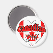 Canadian Girl Magnet (Vorderseite/Rückseite)
