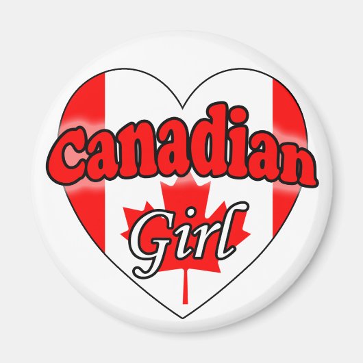 Canadian Girl Magnet (Vorne)