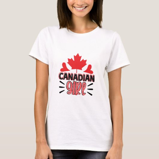 Canadian Girl T-Shirt (Vorderseite)