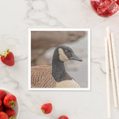 Canadian Goose Portrait Serviette (Beispiel)
