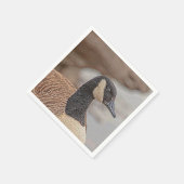 Canadian Goose Portrait Serviette (Ecke)