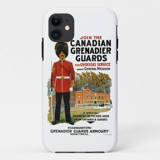 Canadian Grenadier Guards Case-Mate iPhone Hülle (Rückseite)