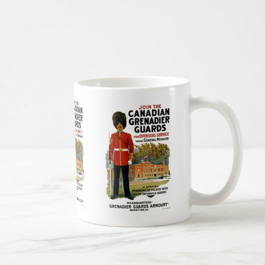 Canadian Grenadier Guards Kaffeetasse (Rechts)