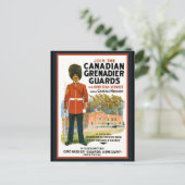 Canadian Grenadier Guards Rekrutierung Poster Postkarte (Stehend Vorderseite)