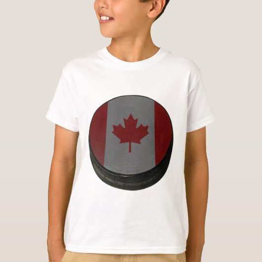 Canadian Hockey Puck T-Shirt (Vorderseite)