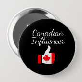 Canadian Influencer hebt den Lighthouse-Weg auf Button (Vorne & Hinten)