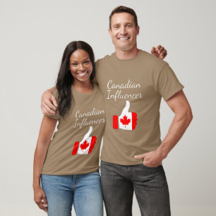 Canadian Influencer hebt den Lighthouse-Weg auf T-Shirt
