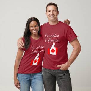 Canadian Influencer hebt den Lighthouse-Weg auf T-Shirt