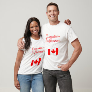 Canadian Influencer hebt den Lighthouse-Weg auf T-Shirt