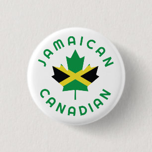 Canadian Jamaican Roots Button