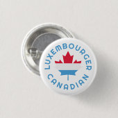Canadian Luxembourg Roots Button (Vorne & Hinten)