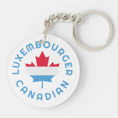 Canadian Luxembourg Roots Schlüsselanhänger (Rückseite)