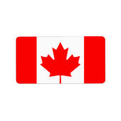 Canadian Maple Adressaufkleber (Vorne)
