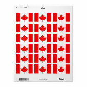 Canadian Maple Adressaufkleber (Vorne)
