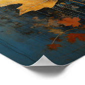 Canadian Maple-Blatt Poster (Ecke)