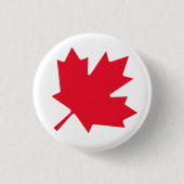 Canadian Maple Leaf Button (Vorderseite)