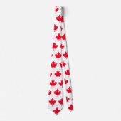 Canadian maple leaf. CANADA. Patriotic.  Krawatte (Vorderseite)