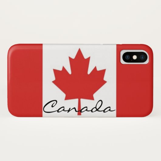 Canadian Maple Leaf Case-Mate iPhone Hülle (Rückseite (Horizontal))