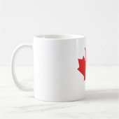 Canadian Maple Leaf Coffee Tasse - Patriotischer R (Links)