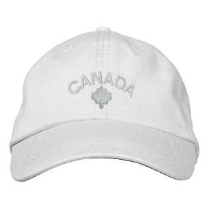 Canadian Maple Leaf Embroidery Canada Bestickte Kappe