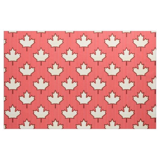Canadian Maple Leaf Fabric Stoff (Fat Quarter (45,7 x 55,9 cm))