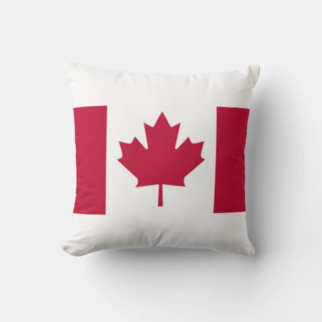 Canadian Maple Leaf Flag Kissen (Vorderseite)