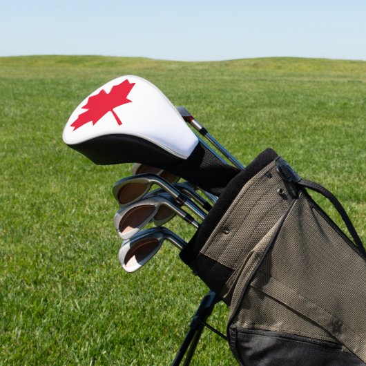 Canadian Maple Leaf Golf Headcover (In SItu)