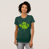 Canadian Maple Leaf Grunge Style CANADA T-Shirt (Vorne ganz)
