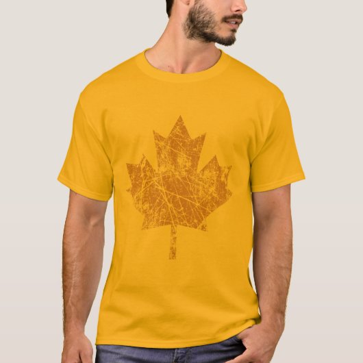 Canadian Maple Leaf Grunge Style CANADA T-Shirt (Vorderseite)