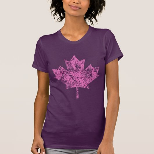 Canadian Maple Leaf Grunge Style CANADA T-Shirt (Vorderseite)