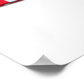 Canadian Maple Leaf Juli Glücklicher Kanada Tag Poster (Ecke)