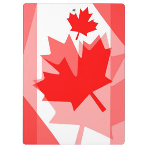 Canadian Maple Leaf Layered Style CANADA Klemmbrett