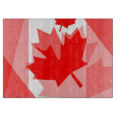 Canadian Maple Leaf Layered Style CANADA Schneidebrett (Vorderseite)