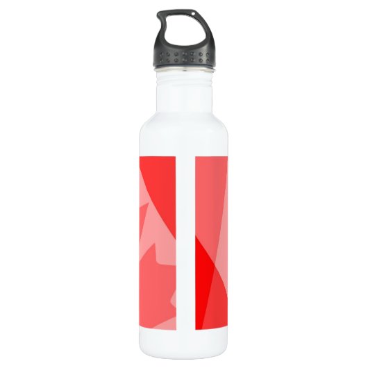 Canadian Maple Leaf Layered Style CANADA Trinkflasche (Rückseite)