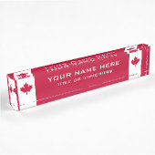 Canadian Maple Leaf Namensplakette
