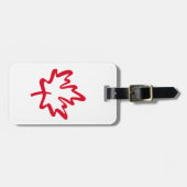 Canadian Maple Leaf Oh Kanada Proud Free Gepäckanhänger (Vorderseite horizontal)