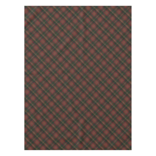 Canadian Maple Leaf Original Tartan Tischdecke (Vorderseite)