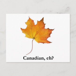 Canadian Maple Leaf Postkarte