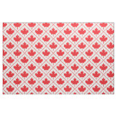 Canadian Maple Leaf Red and White Diamond Pattern Stoff (Fat Quarter (45,7 x 55,9 cm))