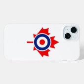 Canadian Maple Leaf Roundel Graphic Case-Mate iPhone Hülle (Rückseite (Horizontal))
