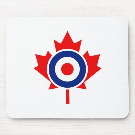 Canadian Maple Leaf Roundel Graphic Mousepad (Vorne)
