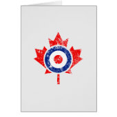 Canadian Maple Leaf Roundel Grunge Mod CANADA (Vorne)
