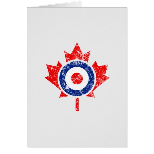 Canadian Maple Leaf Roundel Grunge Mod CANADA (Vorne)